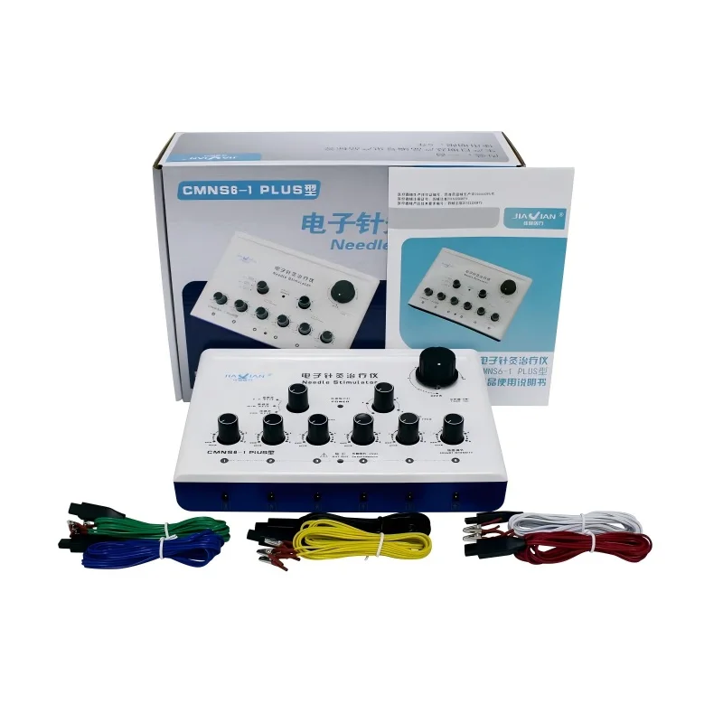 Electric Acupuncture Health Stimulator Machine CMNS6-1plus Nerve Muscle Electrostimulation Needle 6 Output Patch Massager