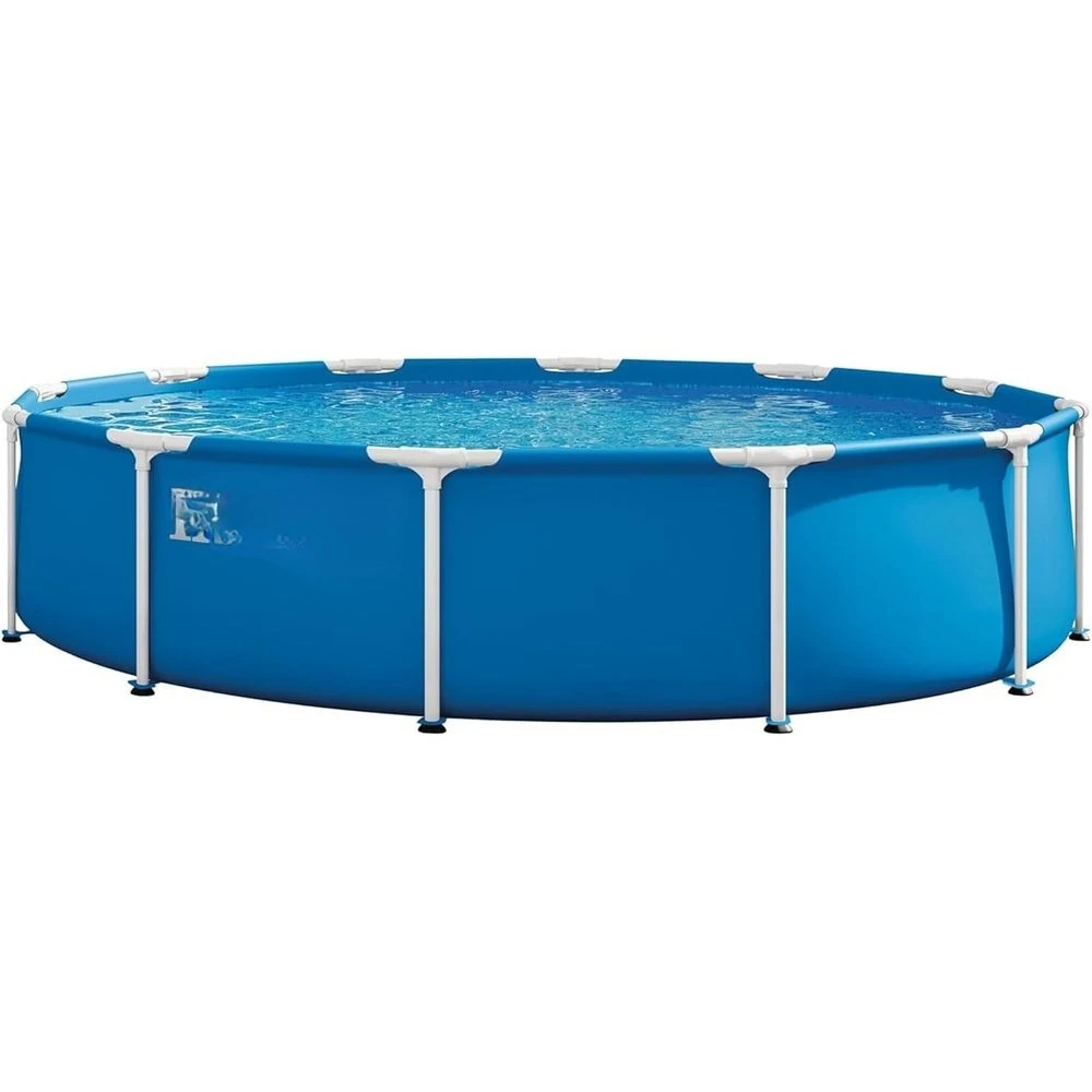 

28210EP Metal e 12 t x 30 in Above Ground Pool, Round Swimming Pool with Steel e, Pump Not Included