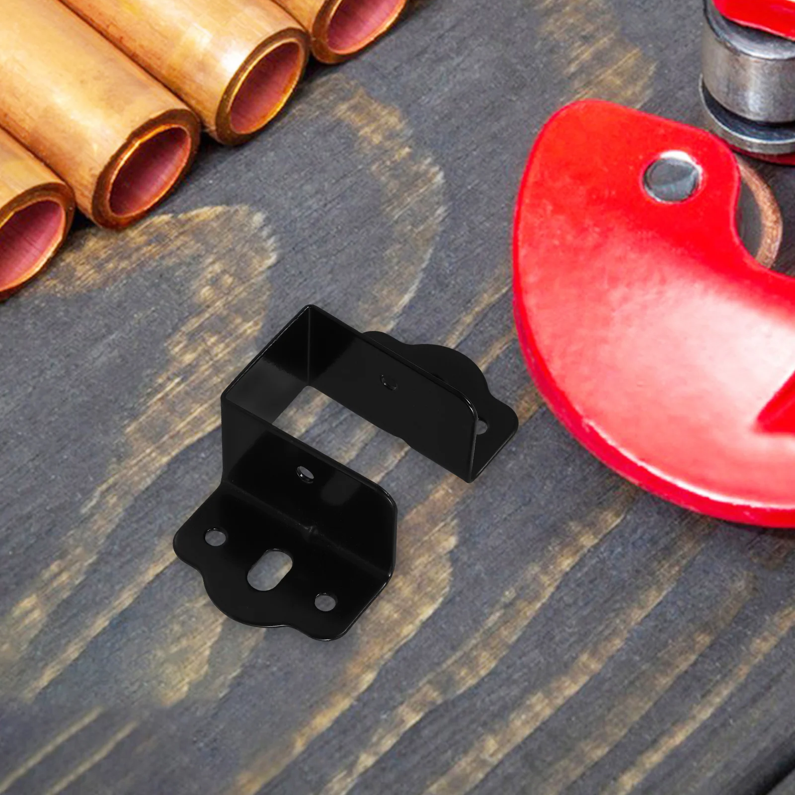 

4Pcs Bed Frame Hardware Brackets Precision Drilled Holes Versatile Design Easy Installation Strong Reliable Elegant Detailing