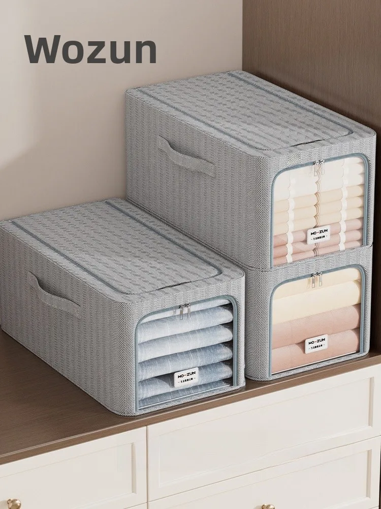 

Современный узкий длинный органайзер для хранения: чехол для одеяла, наволочка, сумка, комплект из четырех предметов, органайзер для гардероба, коробка для хранения одежды