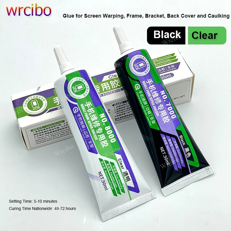 

YCS 50ML Multifunctional Phone Repair Adhesive Waterproof Flexible Glue For Back Cover Frame LCD Screen Bonding Fast Curing Glue