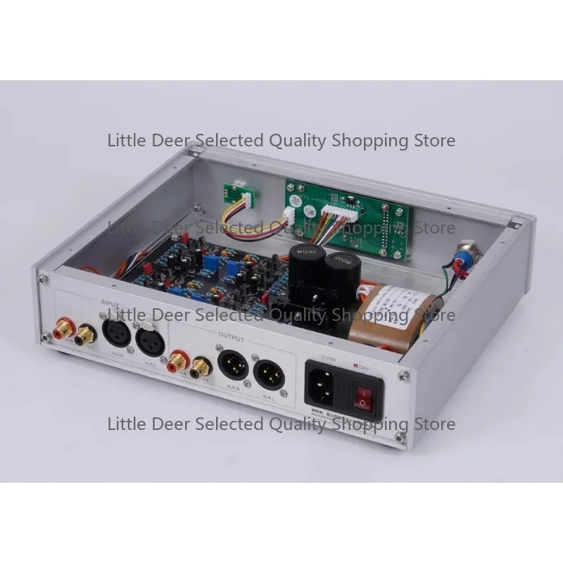 

Reference Circuit for HDAM HI-END fully balanced preamplifier with remote control