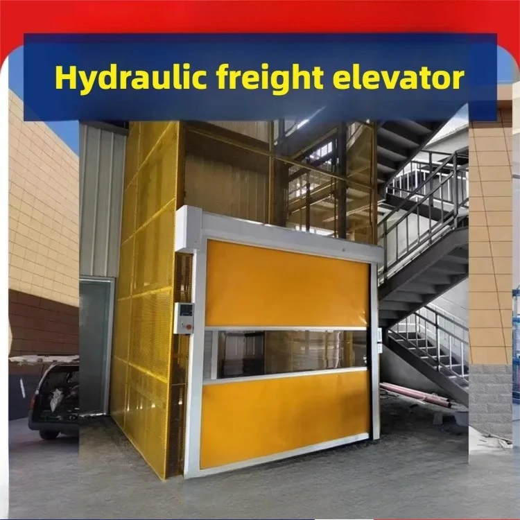 Deposit Price Industrial Hydraulic Lift Electric Guide Rail Hoist Single Dual Track Warehouse Lifting Equipment