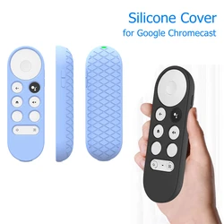 Silicone Case for Google TV Voice Chromecast Remote Protective Cover Accessory