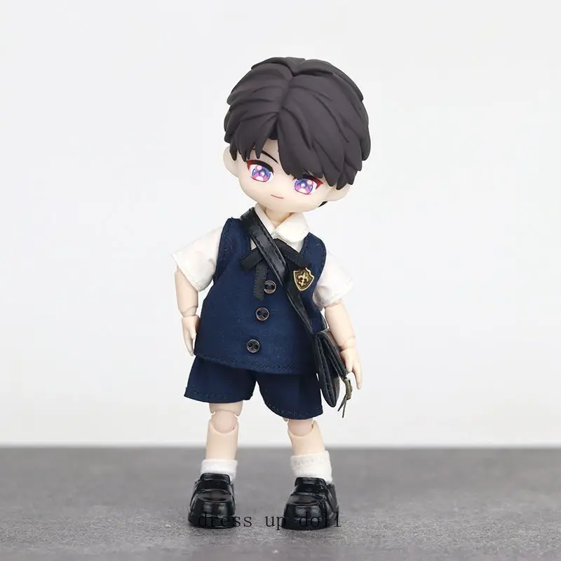 Love and Deepspace Caleb ob11 Anime Cute Doll Body With Clothing Outfit Cartoon Figures BJD Anime Dress Up Toys Cosplay Gift