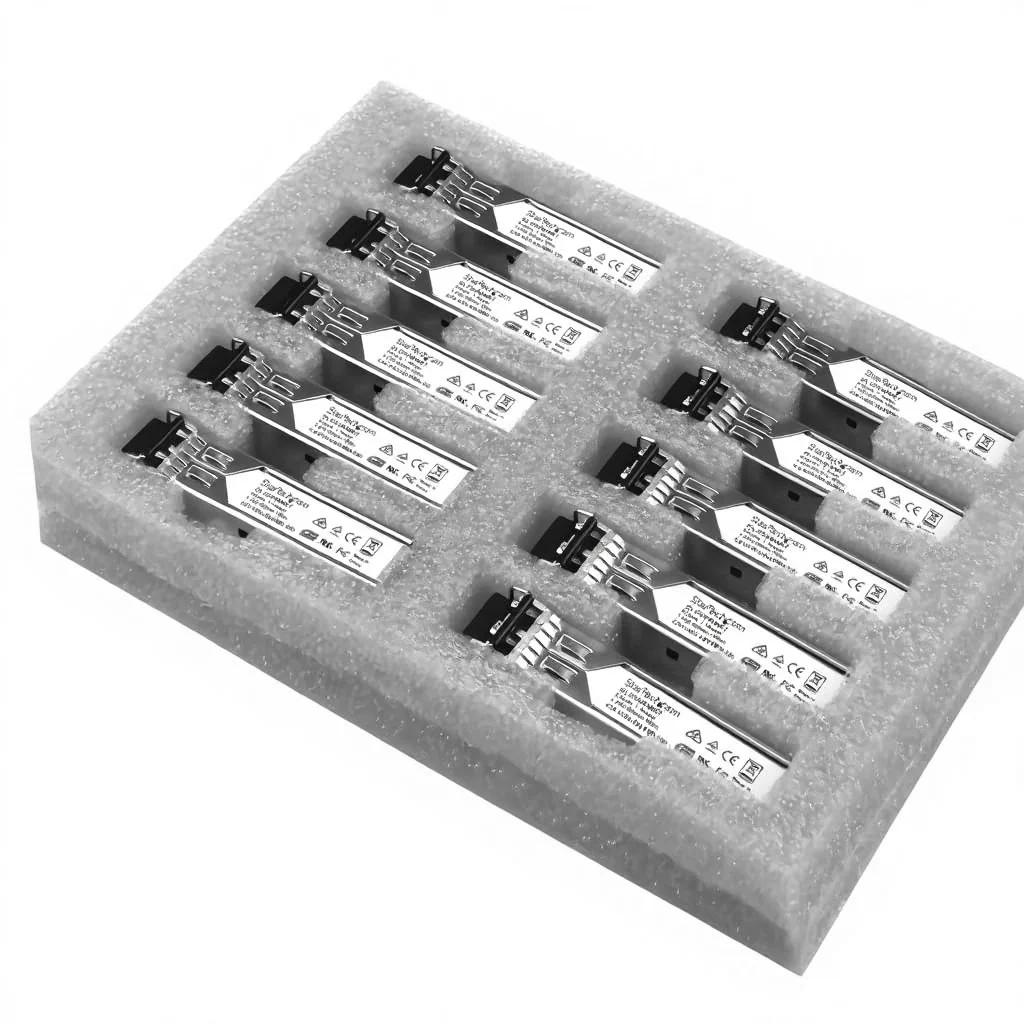 StarTech.com for GLC-SX-MM Compatible SFP Module (10 Pack) 1000BASE-SX 1GbE Multimode Fiber MMF Optic Transceiver LC 550m