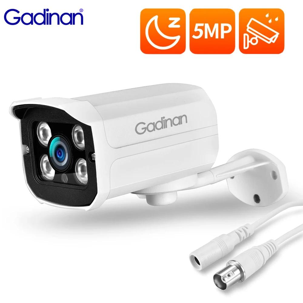 Gadinan 5MP 1080P 720P Outdoor HD AHD Camera metallo di alta qualità visione notturna protezione di sicurezza telecamera CCTV videosorveglianza