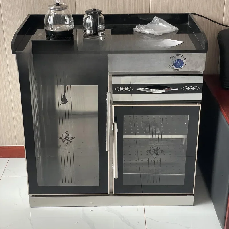 Box tea cabinet with boiling water to make tea integrated meal disinfection cupboard private room restaurant tea house tableware