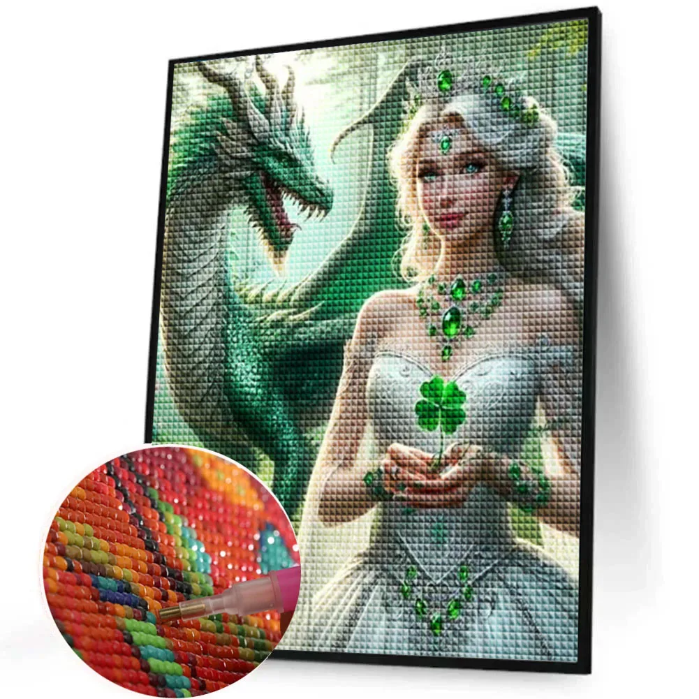 Fantasy kobieta DIY diamentowy obraz Elf magiczny nowy 2024 haft krzyżykowy haft diamentowy wyprzedaż na prezent do dekoracji domu