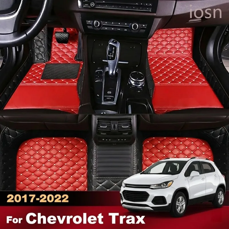 Custom 3D Car Floor Mats for Chevrolet Trax 2017-2022 All Weather Waterproof Full Coverage Auto Interior Accessories Carpet Rug