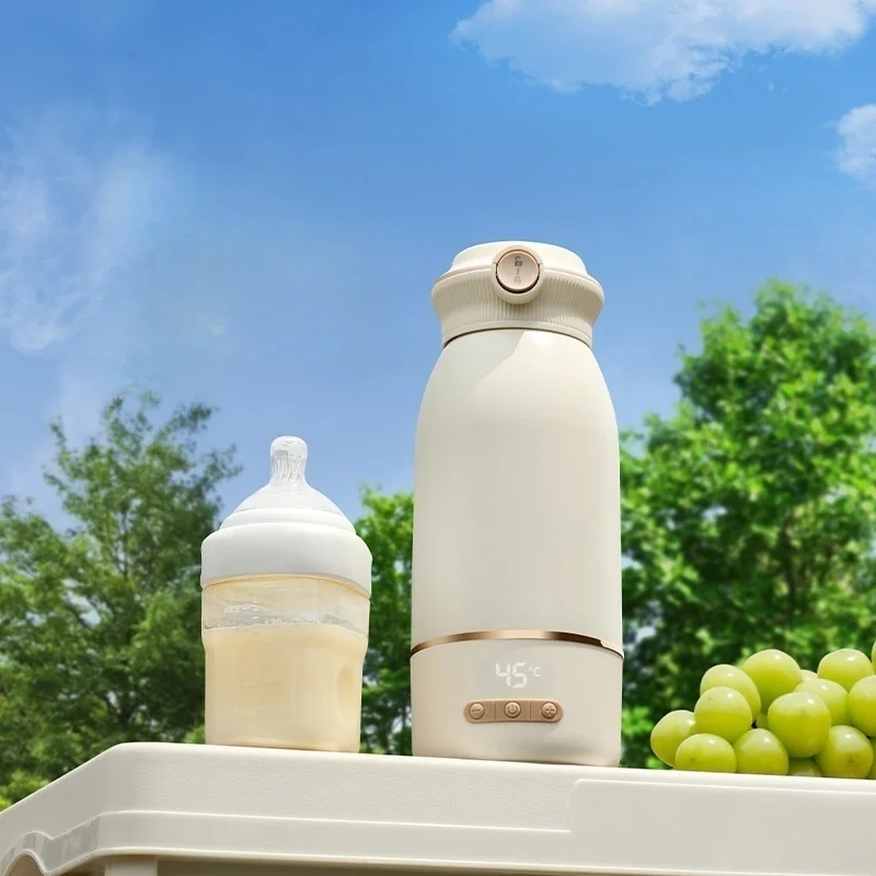 

USB Rechargeable Portable Mini Electric Kettle New Arrival Home/Car/Travel Use Vacuum Warmer Cup for Tea Baby Milk Other