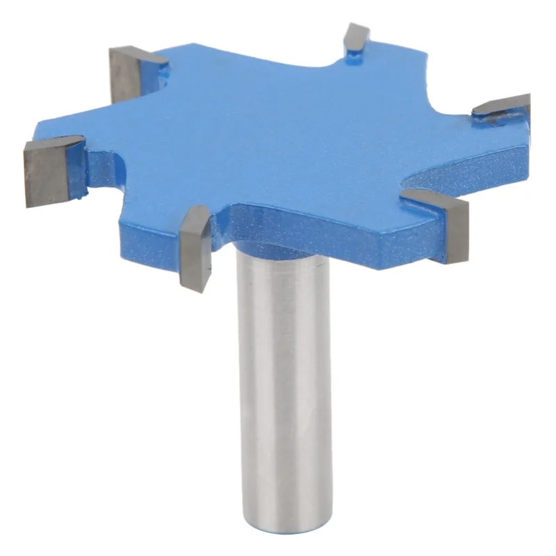 12mm Shank 6 Teeth TShaped Milling Cutter Woodworking Router Bit Tool 65 X 10mm