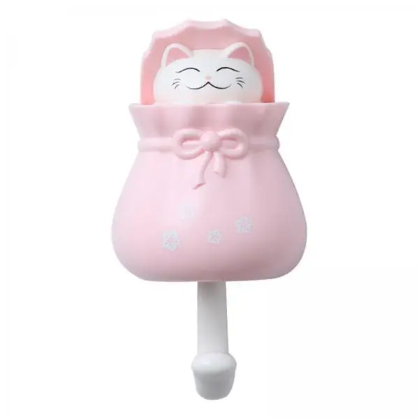 Sticky Wall Hooks Cartoon Animal Coat Hook Modern Decorative Hanger for Hallway Kitchen Bathroom Walls