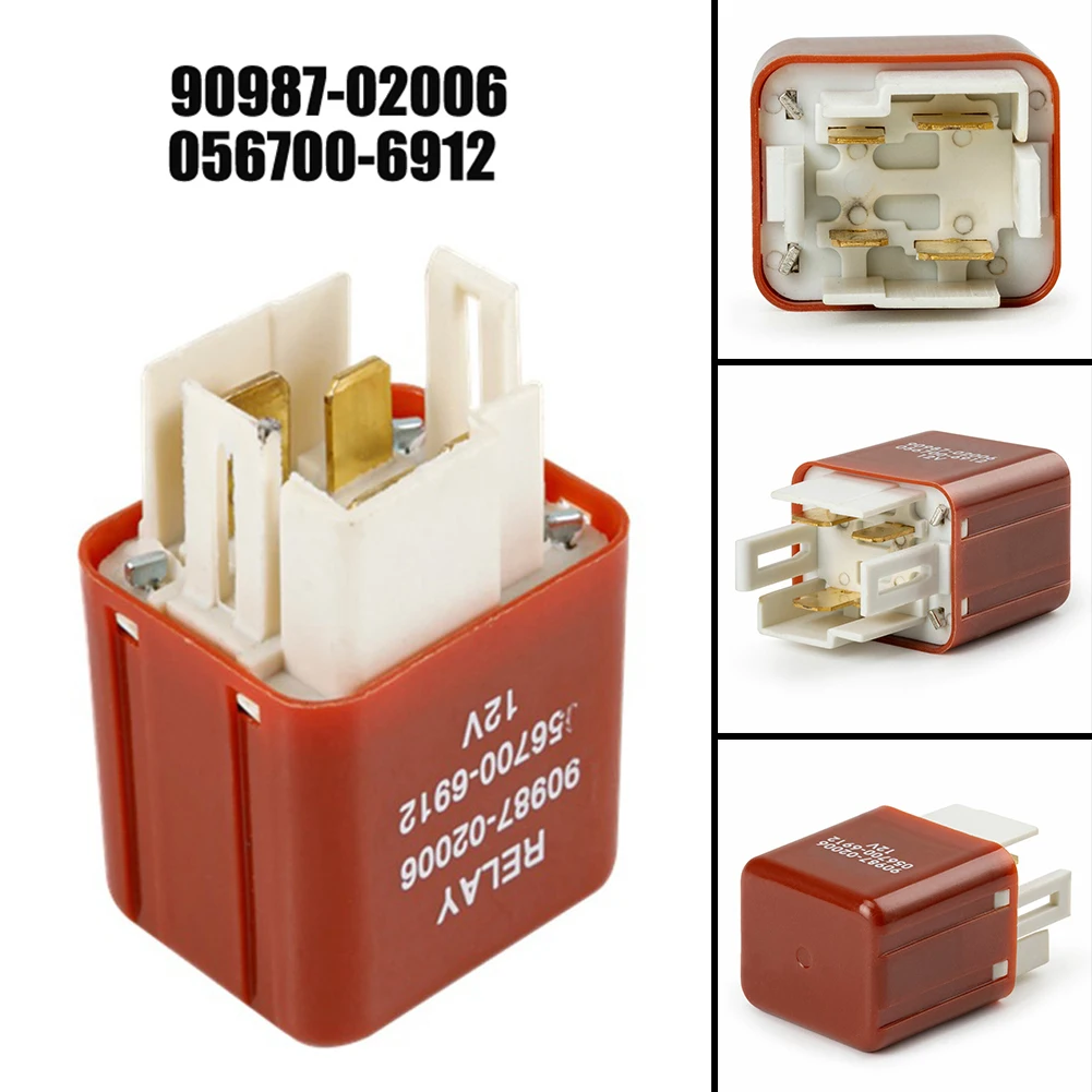 

Automotive Relay 12V 4Pin 90987-02006 056700-6912 90987-02011 Hot Sale Replace Parts Accessories For Toyota Water Tank Fan Relay