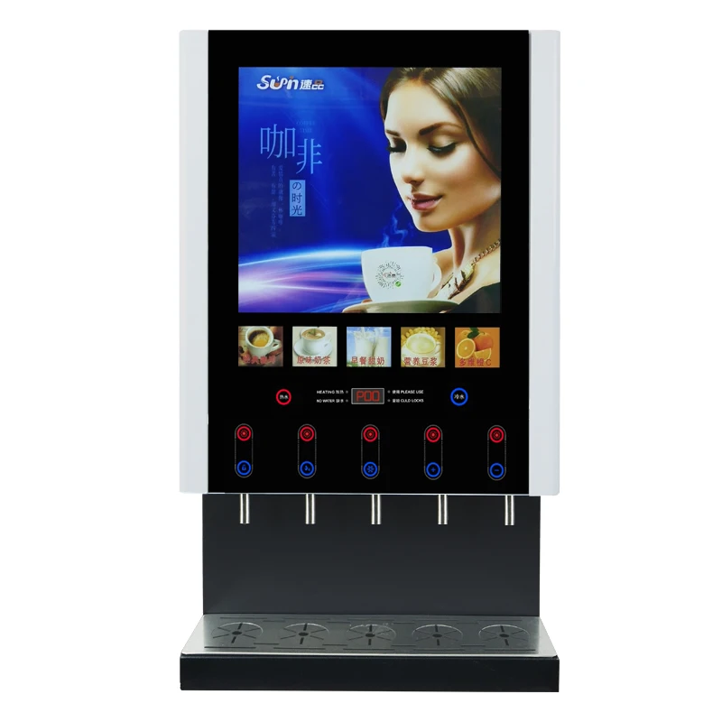 50SCW-12 Hot/Cold Beverage Vending Machine Instant Coffee Machine For Restaurants Commercial Use Drinks Vending Machine