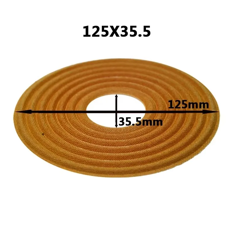 2pcs 115x25.5/125x35.5mm 탄성 웨이브 라우드 스피커 서브 우퍼 우퍼베이스 스피커 수리 스파이더 댐퍼