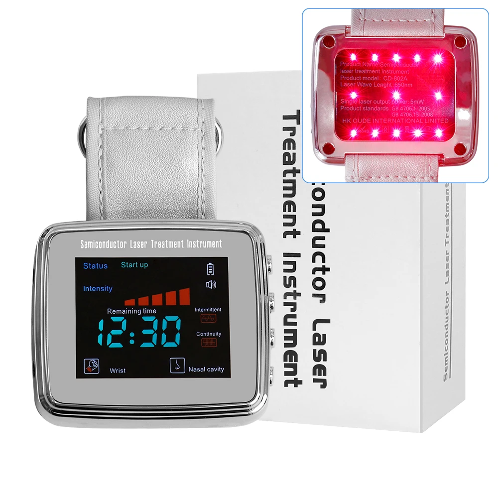 

Физиотерапевтическое оборудование, низкоуровневая лазерная терапия, лазерные часы, 650 нм, холодный лазер, гипертония, диабет, холестерин, терапия