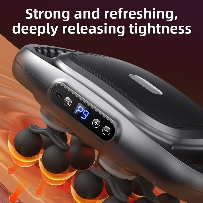 12-Heads Fascia Gun Deep Tissue Body Muscle Massager Professional Grade High Quality Wireless Frequency Vibration Masajeador