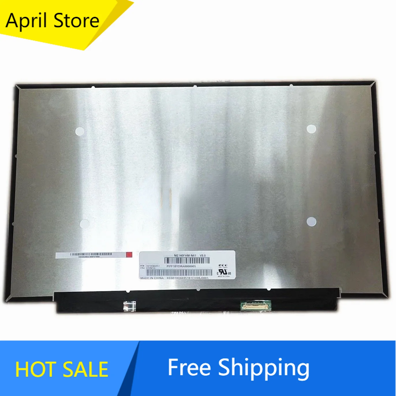 

NE140FHM-N61 fit N140HCG-GQ2 NV140FHM-N61 14.0'' IPS Laptop LED LCD Screen 1920*1080 EDP 30 Pins 72% NTSC