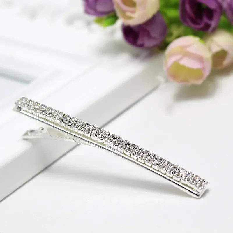 1PCS Fashion Rhinestone geometry super flash clip Accessories For Women Girls Hairclip Headwear