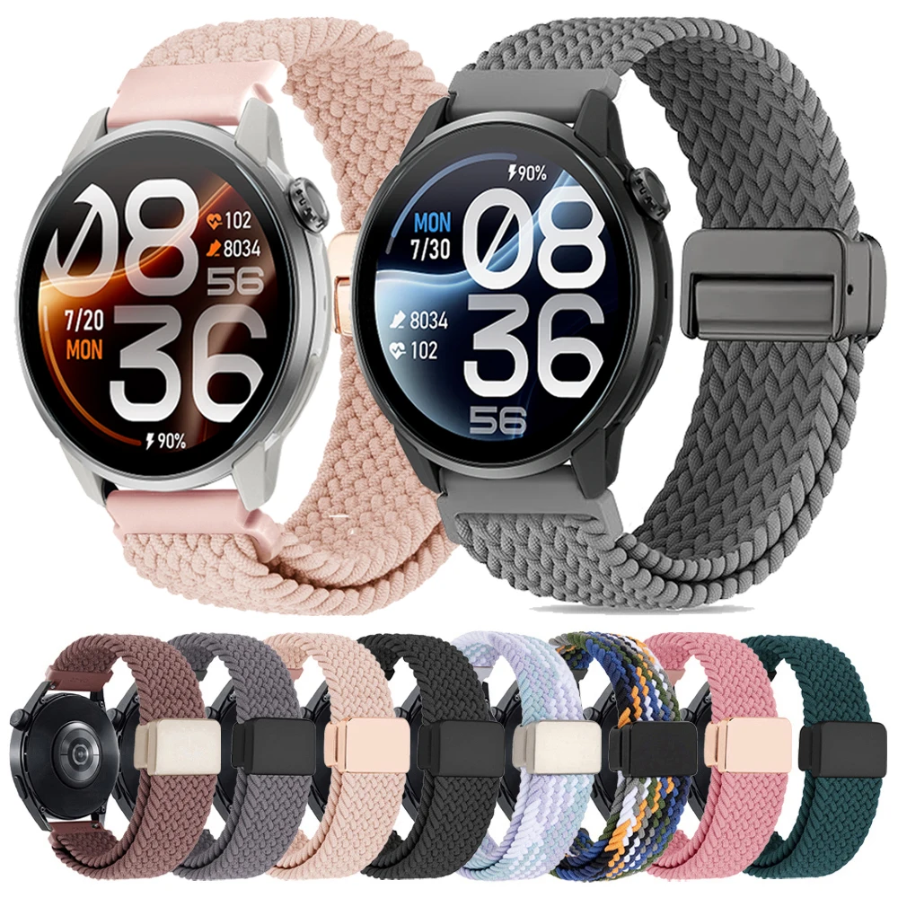 Nylon Strap 20mm 22mm For COROS PACE 4 Pro 3 2 APEX 4 42mm APEX 2 2Pro 46mm Band for Garmin Active 6 5 3 Venu 3 2Plus Wristbands