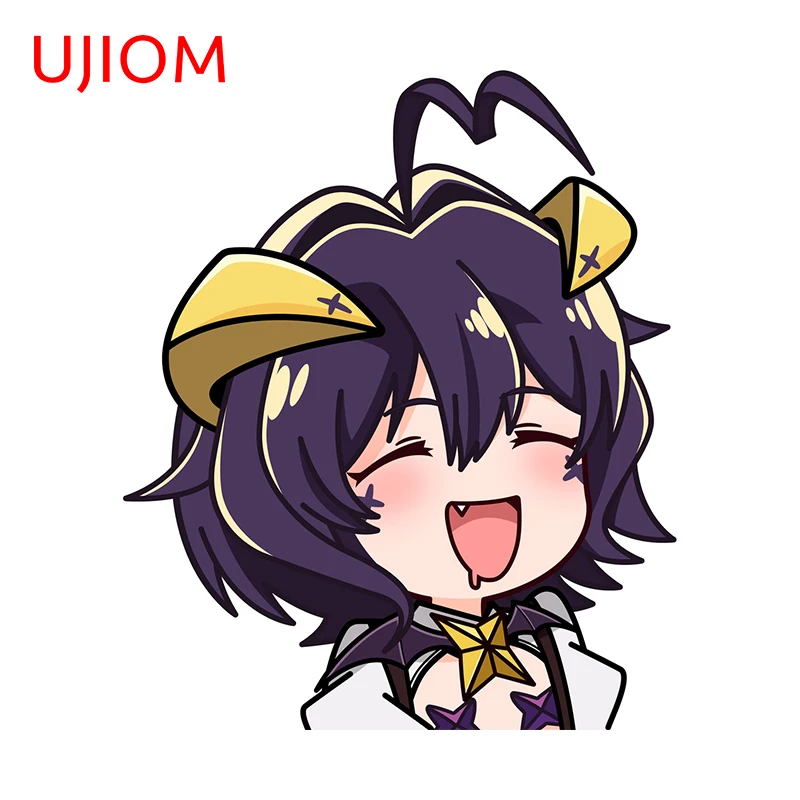 UJIOM Lovely Hiiragi Utena Laughing Wall Stickers Cool Personality Anime Tuya Decals Scratch-proof Waterproof Veneer Posters