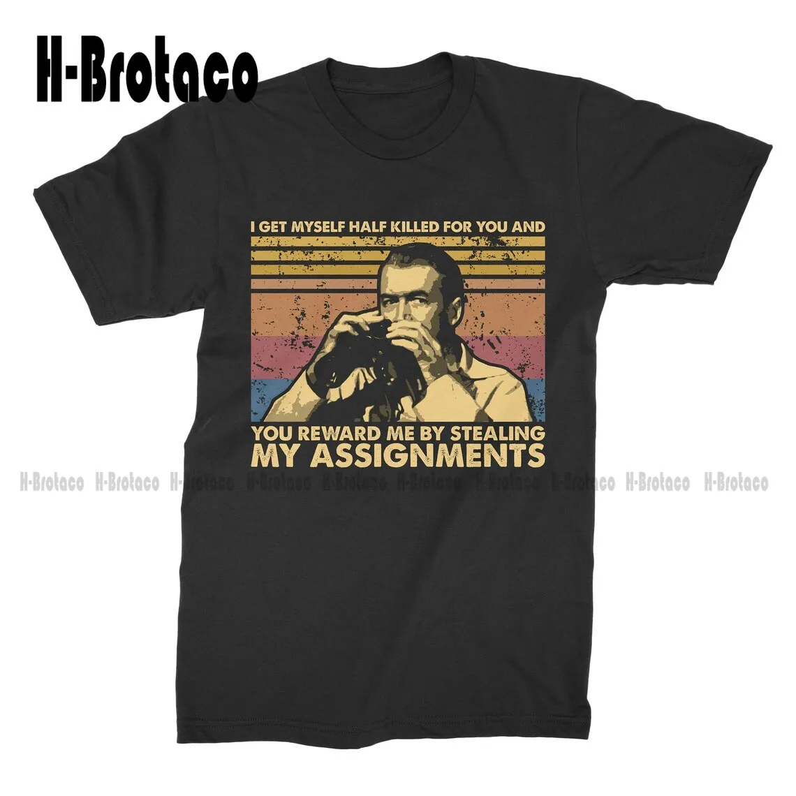 Я получаю себя половину побитым за вас, и вы награждаете меня, крадя Мои заказы, Винтажная футболка, футболка, индивидуальный подарок