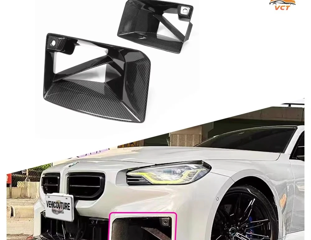 

Новый передний бампер с воздухозаборниками из карбона VCT для G87 M2 2017-2019, высокое качество, 100% совместимость.