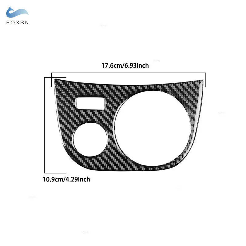 

Стайлинг автомобиля для Seat Leon 2005 2006 2007 2008 2009 2010 2011 2012 из углеродного волокна, центральный держатель для стакана с водой, декоративная рамка