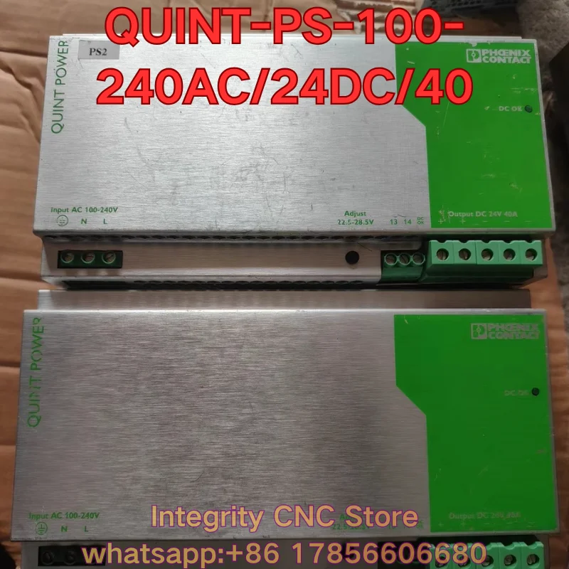 Second-hand QUINT-PS-100-240AC/24DC/40 PLC module function test is normal 2938879