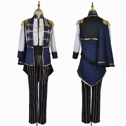 Conjunto de disfraz de Cosplay de Anime de los caballeros de estrellas Tsukinaga Leo Sena Izumi Suou Tsukasa Narukami Arashi Sakuma Ritsu, traje de uniforme con peluca