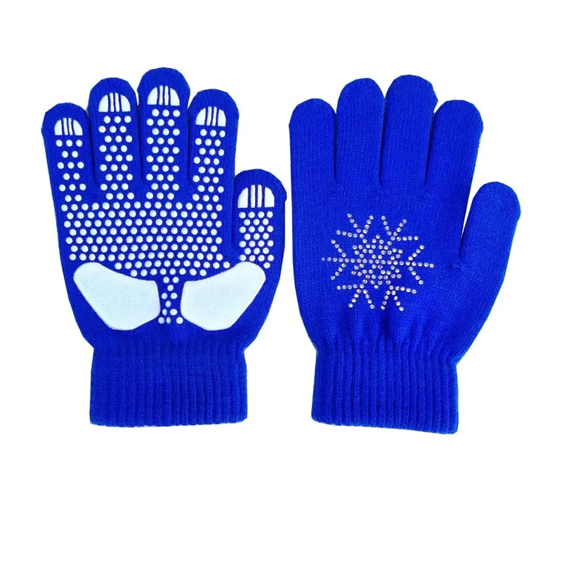 Figure skating children's anti slip gloves, one size fits all gloves for children aged 5-7