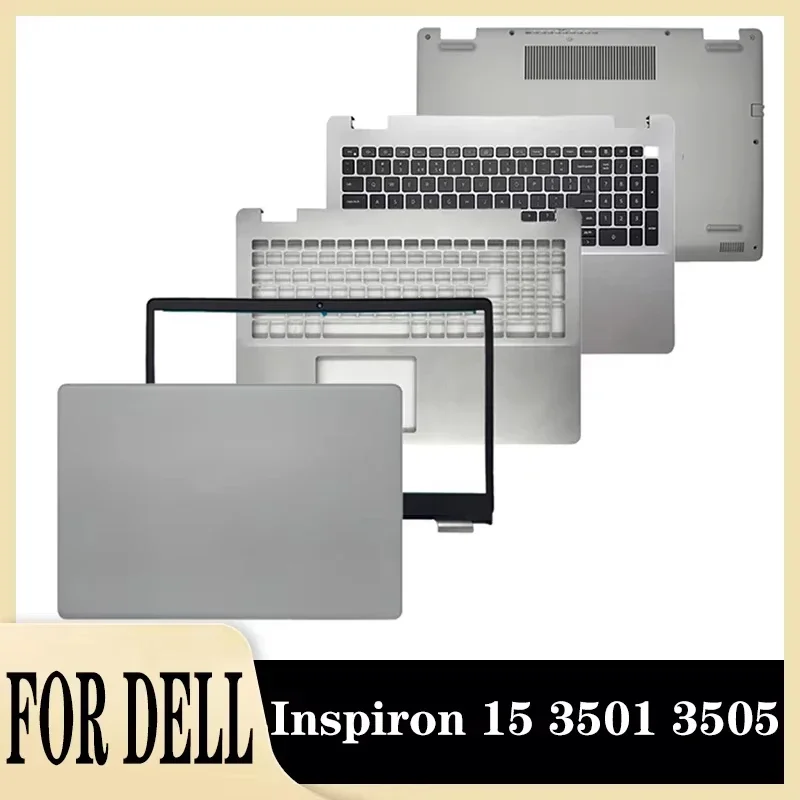 

Новинка, оригинальная задняя крышка для ноутбука Dell Inspiron 15 3501 3505, передняя панель для ноутбука с английской раскладкой, подставка для рук, Верхняя Нижняя деталь