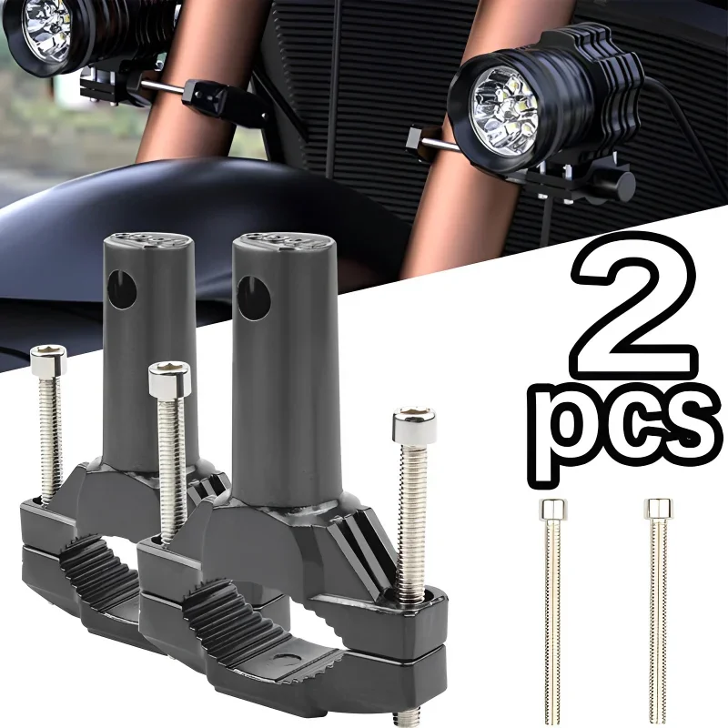 

2PCS Universal Motorcycle Spotlight Bracket Extension Spotlights Mounting Clamp Bracket For Car Motor Crash Bar Guard Spotlight