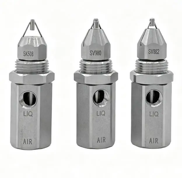 1pc Air Atomizer Spray Nozzle Dust Removal Nozzle Industrial Dust Removal Nozzles For Workshop Humidification Cooling