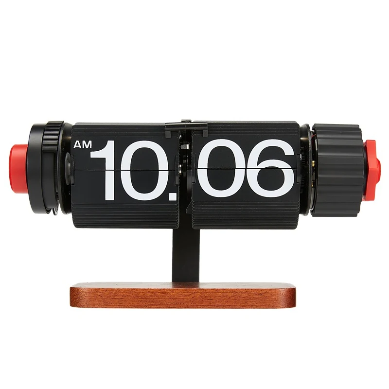 

Flip Down Clock, Retro Digital Flip Desk Table Clock Battery Operated Mechanical Clock for Home Living Room Office Decoration