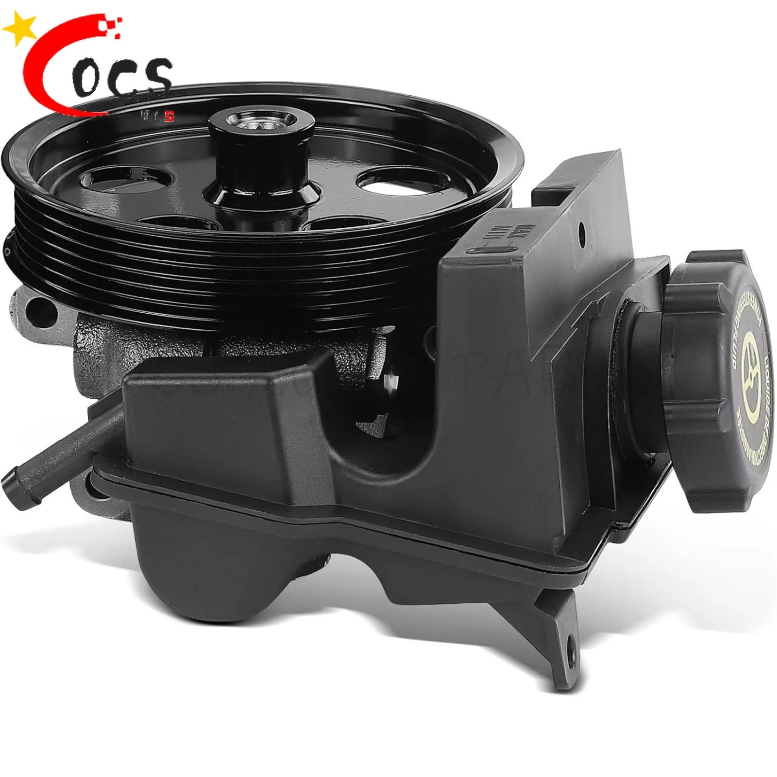 AS4Z3A674ARM Power Steering Pump with Pulley Compatible with 2006 2007 2008 2009 2010 2011 Ford Focus 11-10 Ford Transit Connect