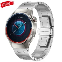 Correa de titanio de 22mm para Huawei Watch 6 GT6 6Pro 46mm 5 Pro GT3 GT4 pulsera de Metal de negocios de lujo para Amazfit Watch Balance 3 2R