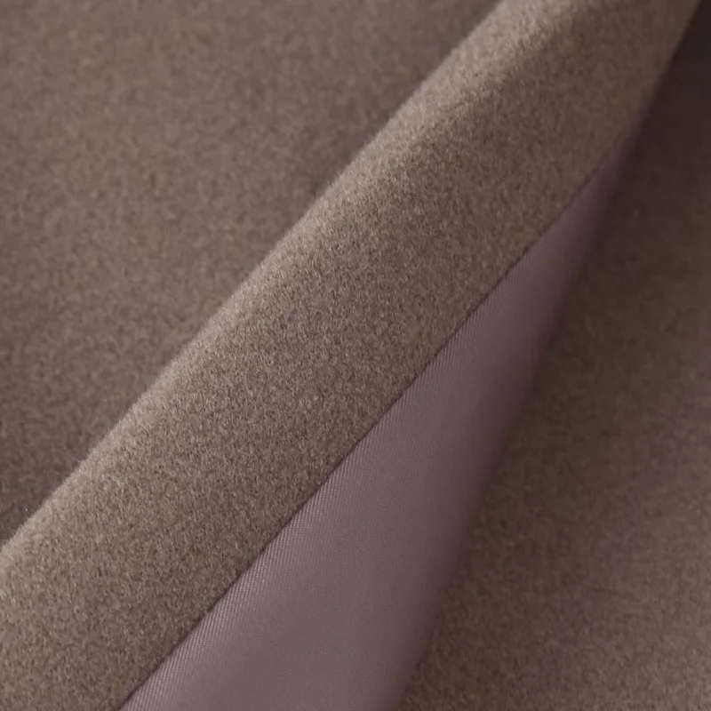 Ele Lange V-hals jas met enkele knoop, taille-aansluitend, eenvoudig, hoogwaardig, herfst-winter buitenkleding, damesmode