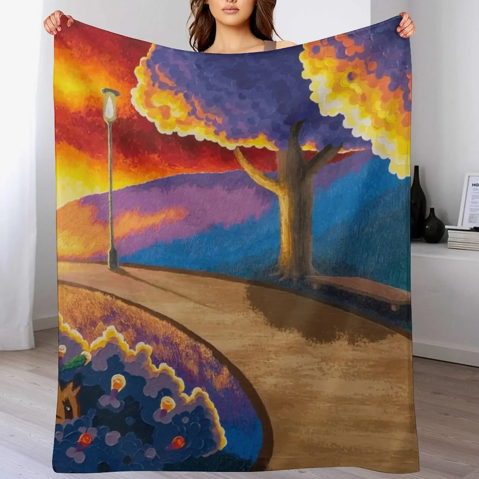 National Park Throw Blanket Fuzzy Plush Throw Blanket for Sofa Chair