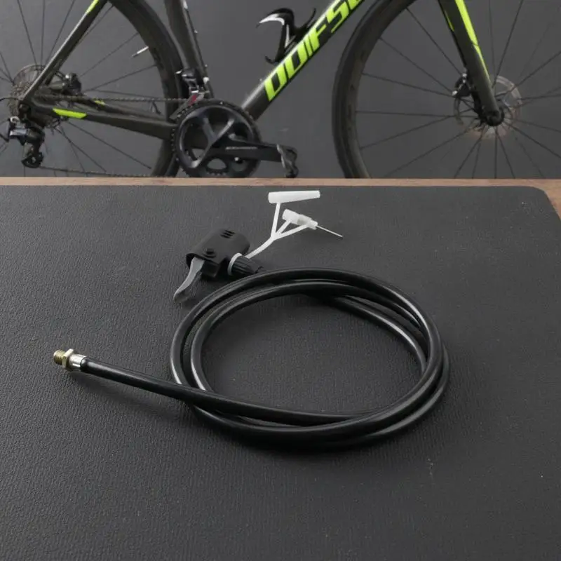 New Bike Inflator Extension Tube Pressure Resistant 100cm Universal Fit Adapter for Road Mountain Bike Tire Inflation