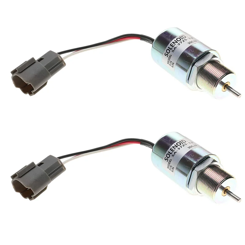 

ABCA-2X SA-3725-12 30A87-00040 Соленоид отключения топлива для двигателя Mitsubishi L2E L3E S3L S4L Volvo EC15 Toro 223D Mahindra