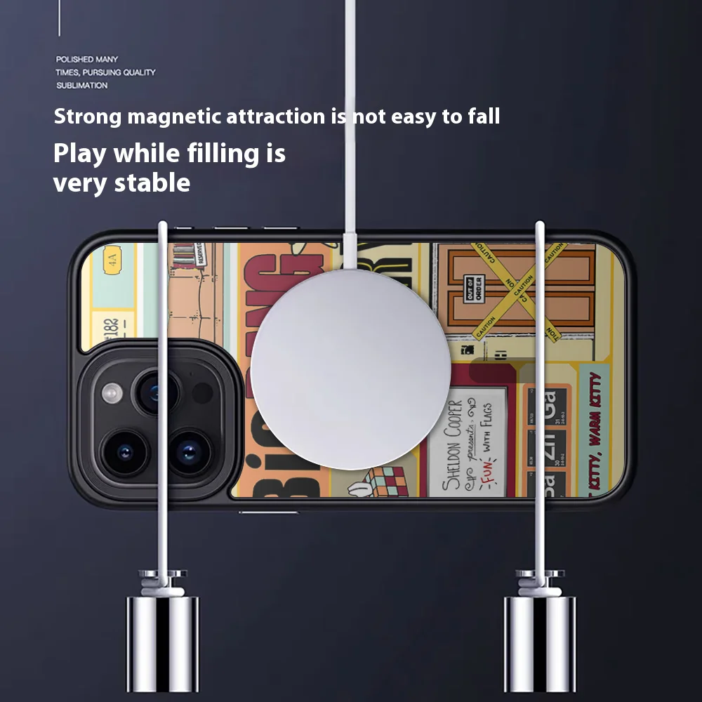 The Big Bang Theory Phone Case For IPhone 15 14 13 Pro Max 11 12 Mini Alex Mirror For Magsafe Wireless Charging Cover