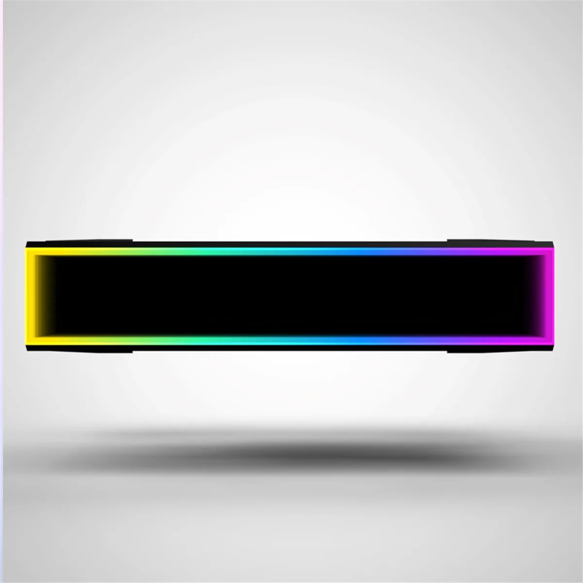 New Tech V2RS Case Fan Magic Block Free Splicing 120mm PC Computer 12V Chassis Fan Lian 3PIN 5V ARGB Divine Light Li White, B