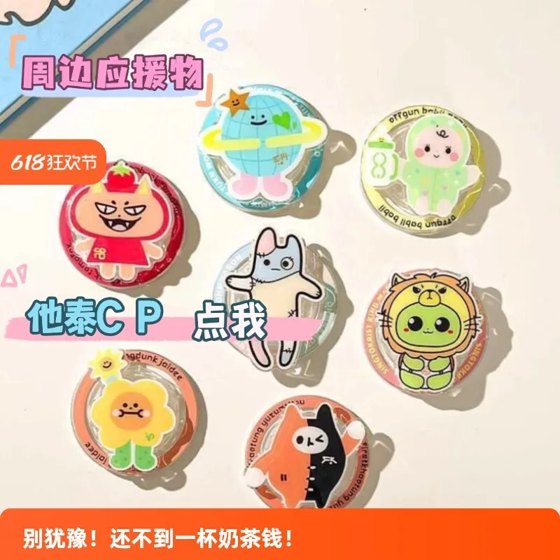 

Креативная кукла, магнитный держатель, сильная адгезия, подставка для телефона, портативный аплодисмент для Iphone, Samsung S26, Griptok Grip Tok, кронштейн