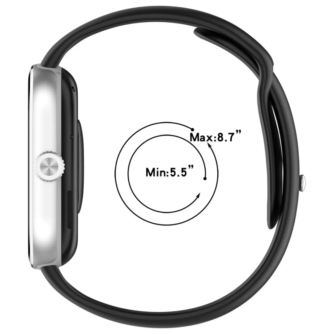 Мягкий силиконовый ремешок для Redmi Watch 4 5, ремешки для умных часов Xiaomi Band 8 Pro/Mi Band 9 Pro ﻿