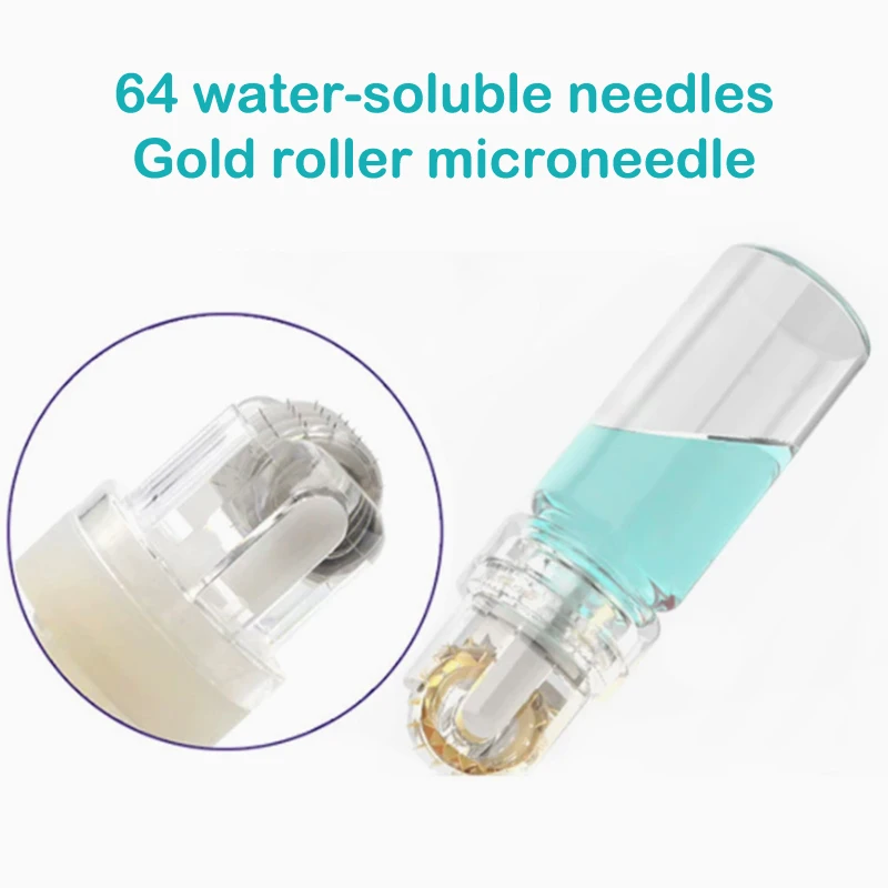 64pins 0.25MM Microneedling Stamp Microneedle Hydra Roller Needle Reusable Skin Care Person Applicator Injection