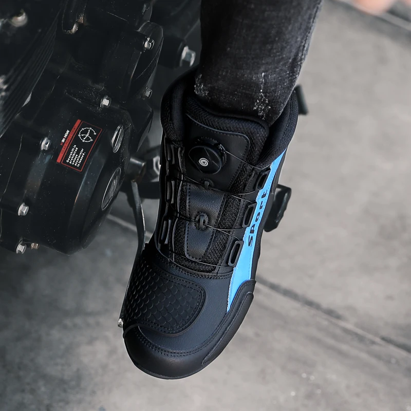

Motorcycle protective boots casual four seasons fashion unisex anti slip high top off-road breathable comfortable riding shoes