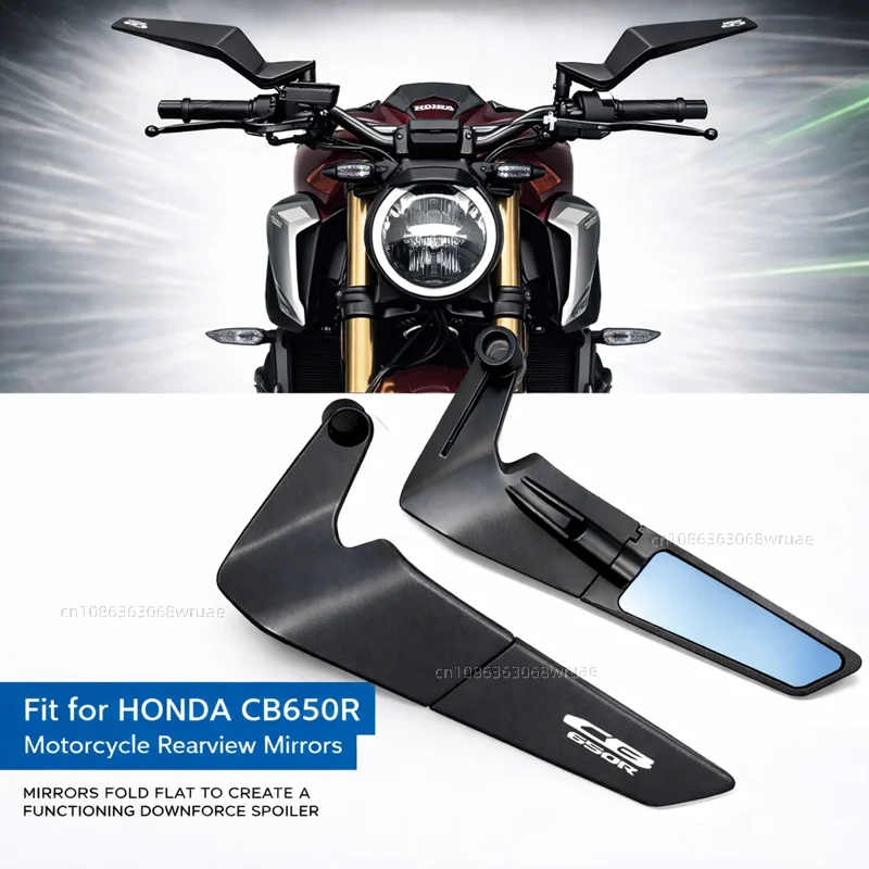 CB 650R Anti-glare Side Mirror For Honda CB650R CB650R CB 650 R Accessories Stealth Adjustable Rearview Mirror
