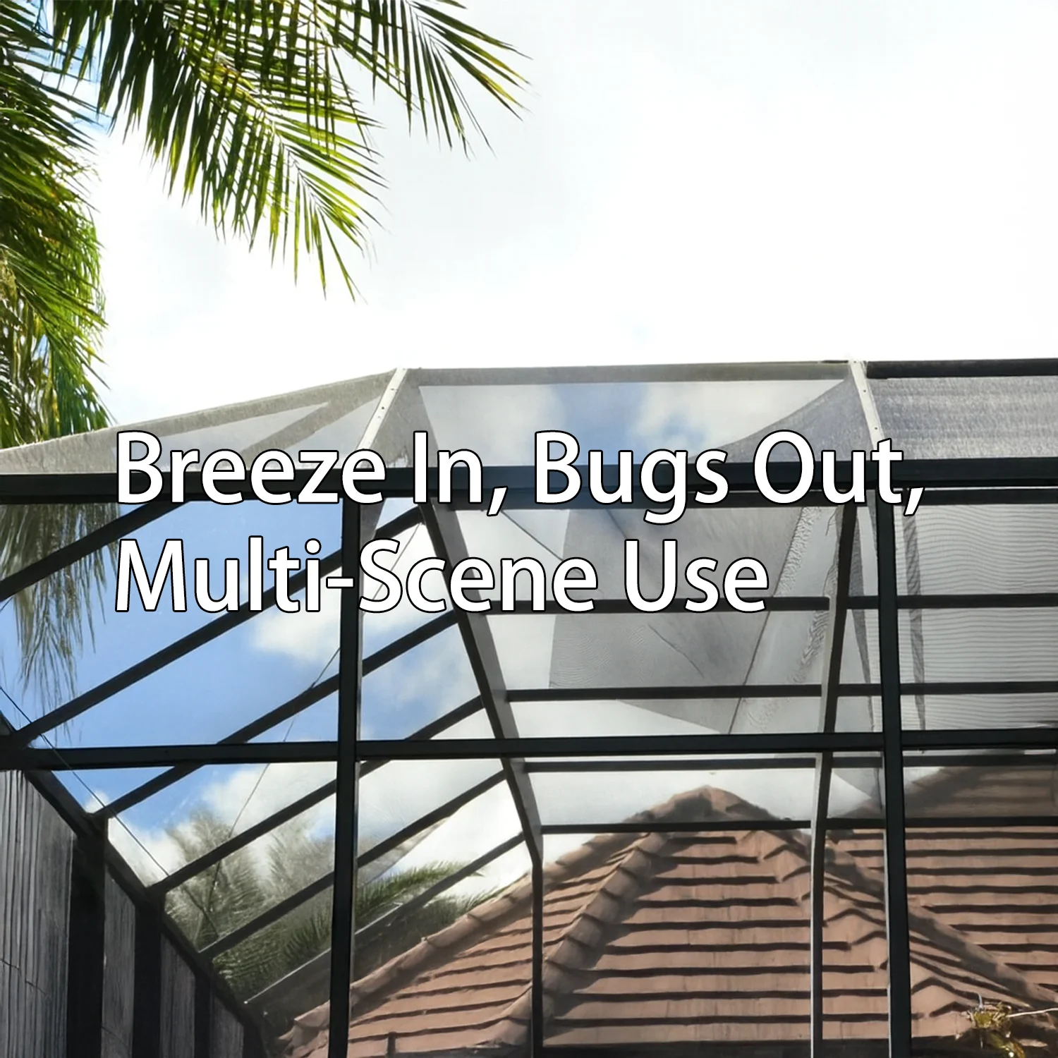 1P Tricolor DIY Cuttable Mesh Screen for Doors & Windows, Mosquito & Flying Insect Protection, Easy Install, Customizable Size